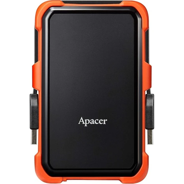 APACER 1TB AC630 AP1TBAC630T-1 USB 3.1 Askeri Sınıf Darbeye Dayanıklı Taşınabilir Disk Turuncu