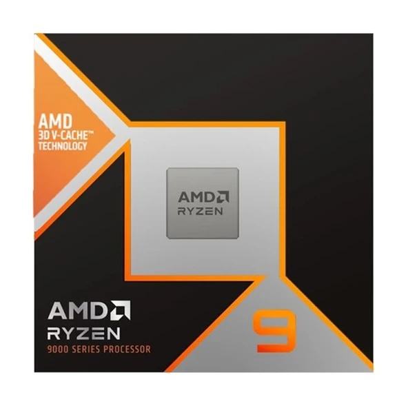 AMD RYZEN 9 9900X3D 140MB 12çekirdekli O/B UHD AM5 120Q KUTULU+FANSIZ - 2