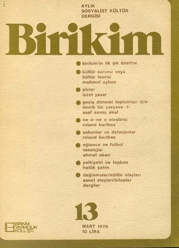 Birikim 13 Mart 1976