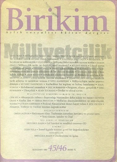 Birikim 45 46 Ocak Şubat 1992