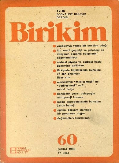 Birikim 60 Şubat 1980