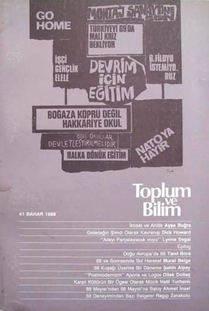 Toplum ve Bilim 41 Bahar 1988