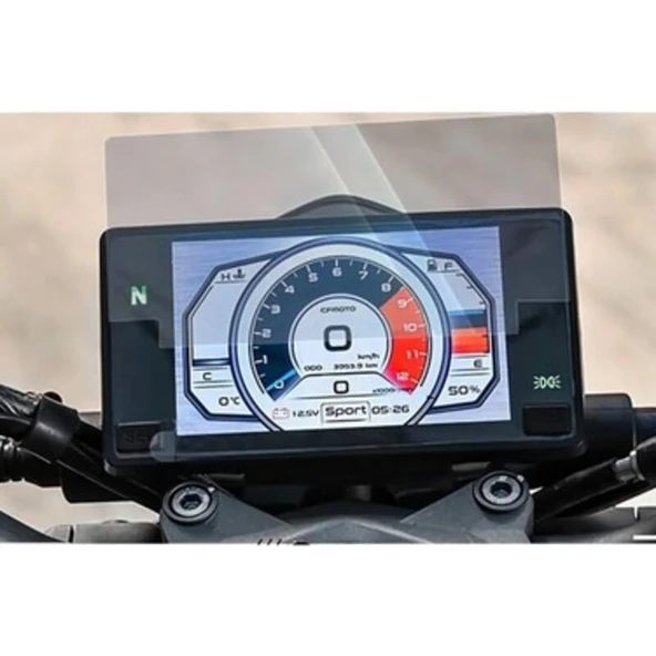 Cf Moto 250 SR Gösterge Uyumlu Şeffaf Nano Ekran Koruyucu 2023-2024