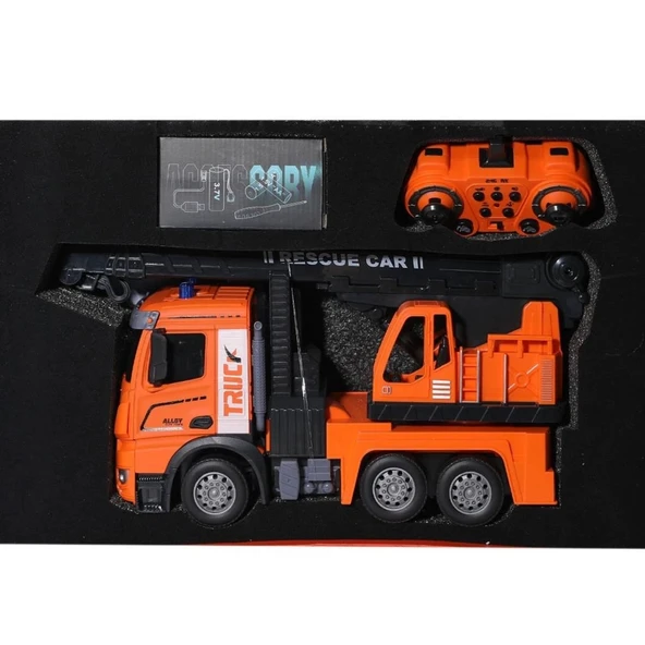 Çocuk HJ8005-1 Kumandalı Metal İş Makinesi -Gepettoys - Resim 4