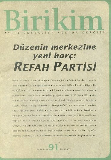 Birikim 91 Kasım 1996
