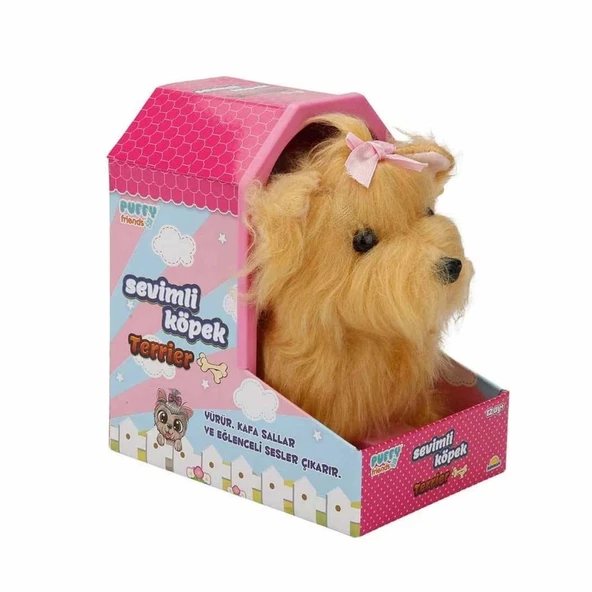Çocuk 47908 Hareketli Sesli Sevimli Köpek Terrier -Sunman - Resim 2