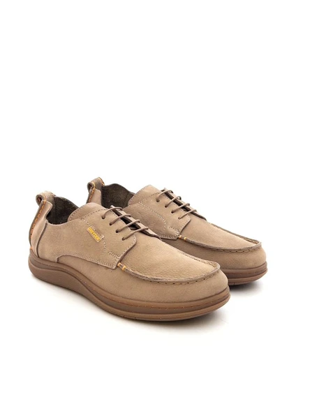 Greyder 64680 Erkek Hakiki Deri Nubuk Bağcıklı Casual Ayakkabı - 5