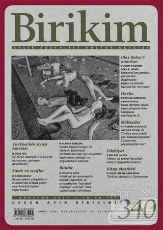 Birikim 340 Ağustos 2017