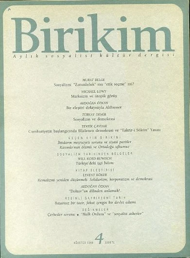 Birikim 4 Ağustos 1989