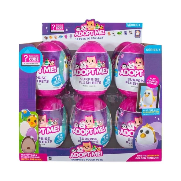 Çocuk ADT00000 Adopt Me Sürpriz 12 cm Peluş - AME0001 - 5