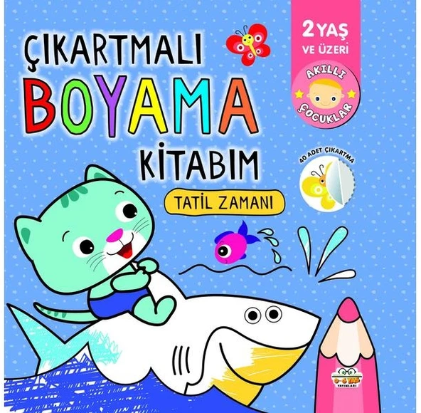 2 Yaş ve Üzeri Çıkartmalı Boyama Kitabım Seti (4 Kitap) - 3