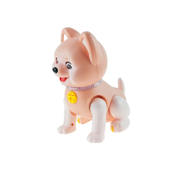 Oyuncak Köpek Işıklı Sesli Pilli Köpek 17 Cm