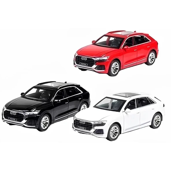 Çocuk Sesli Işıklı Metal Audi U8 Araba