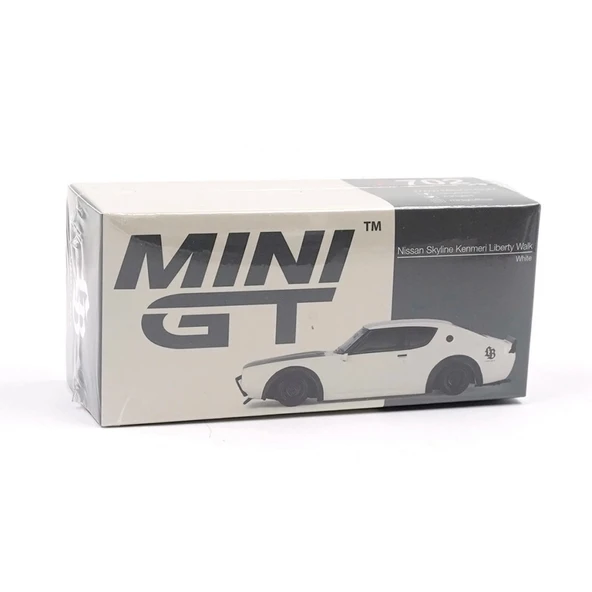 Çocuk Mini Gt 1/64 Nissan Skyline Kenmeri Liberty Walk White - 3