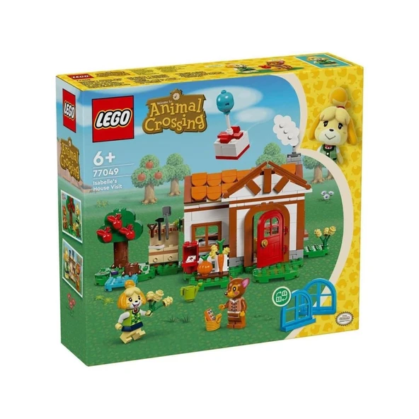 Çocuk 77049 Lego Animal Crossing Isabelle'in Ev Ziyareti 389 parça +6 yaş