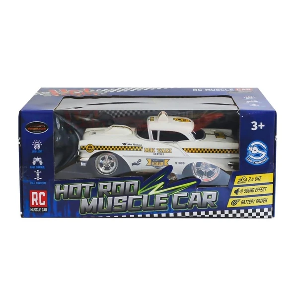 Çocuk MK8037B Kumandalı Sesli Işıklı Drift Taksi  1:16 -Can Oyuncak - 3