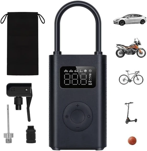 OUTLET Xiaomi Mijia 2 Taşınabilir Şarjlı Kompresör Hava Pompası 2 (Daha Hızlı Yeni Model) - 3