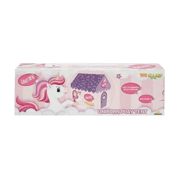 Çocuk 4848 Unicorn Çadır 100x70x100 cm -Sunman - 1
