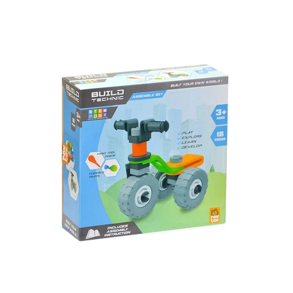 Çocuk 4100101-2 Yapboz Araçlar Sök Tak -Asya - 3