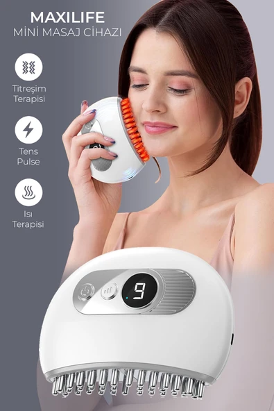 TMJ Masaj Cihazı – Isı, Titreşim ve TENS Pulse Özellikli Şarjlı Mini Masaj Aleti - 2