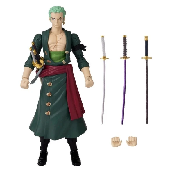 Çocuk Bandai Zoro Roronoa Poz Verilebilir Figür 36932 - 5