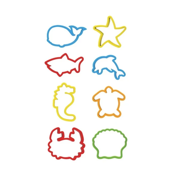 Çocuk 03574 Okyanus Hayvanları Seti Oyun Hamuru 150 gr -Dede - 3