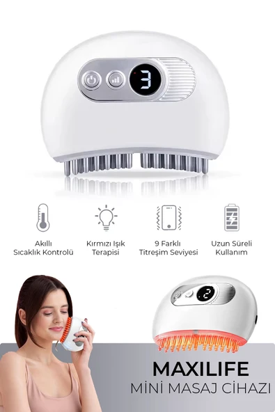 TMJ Masaj Cihazı – Isı, Titreşim ve TENS Pulse Özellikli Şarjlı Mini Masaj Aleti