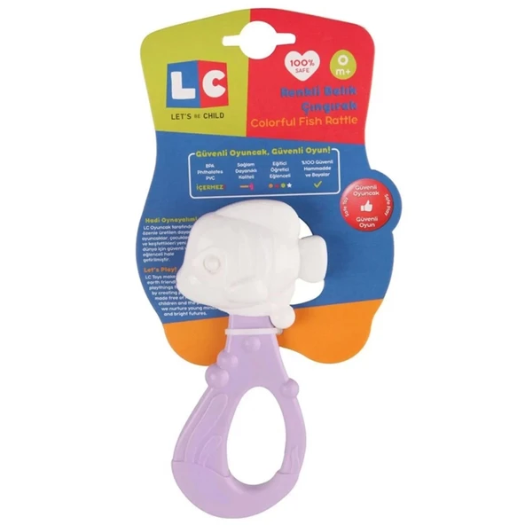 Çocuk Renkli Balık Çıngırak - Resim 3