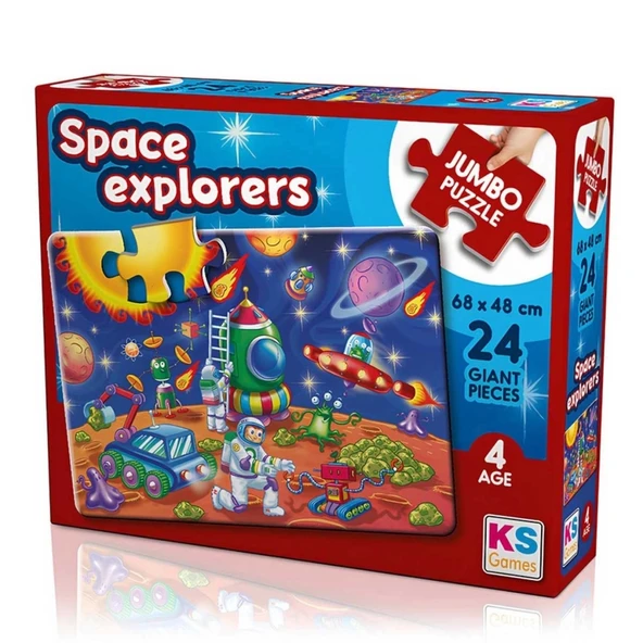 Çocuk KS Games Space Explorers 24 Parça Puzzle ürün görseli