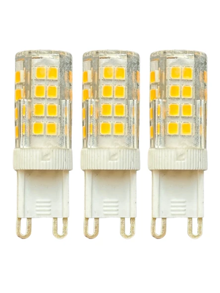 (3 Adet) Osaka 6W 3000K (Sarı Işık) G9 Duylu Led Kapsül Ampul