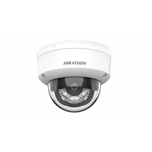 HIKVISION DS-2CD2143G2-LIS2U 4MP 2.8MM DAHILI SESLI H265  IP67 POE SMART HYBRID LIGHT IP DOME KAMERA