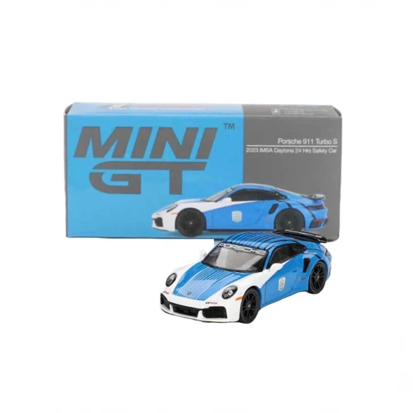 Çocuk Mini GT 1/64 Porsche 911 Turbo S 2023 IMSA Daytona 24 Hrs - Resim 4
