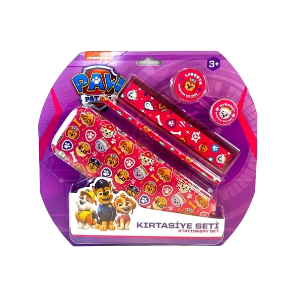 Çocuk Paw Patrol Kırtasiye Seti Kalem Kutulu 5 Parça