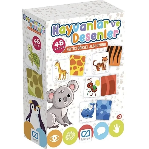 Çocuk Games Hayvanlar ve Desenleri 48 Parça 5155