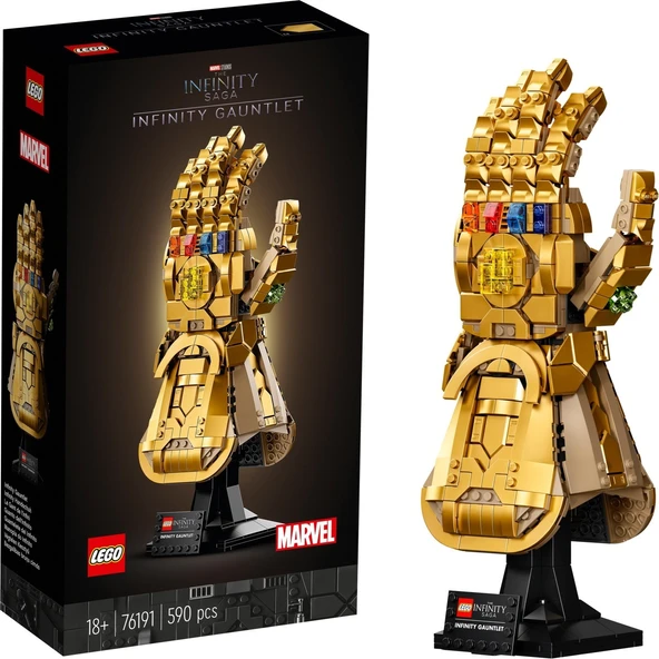 ® Marvel Sonsuzluk Eldiveni 76191 - Yetişkin Süper Kahraman Sevenler İçin Yaratıcı Oyuncak Yapım Set