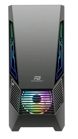 PowerBoost VK-G2051S USB 3.0 ATX, ARGB Fan ve Stirp Siyah Kasa (PSU Yok) - 2