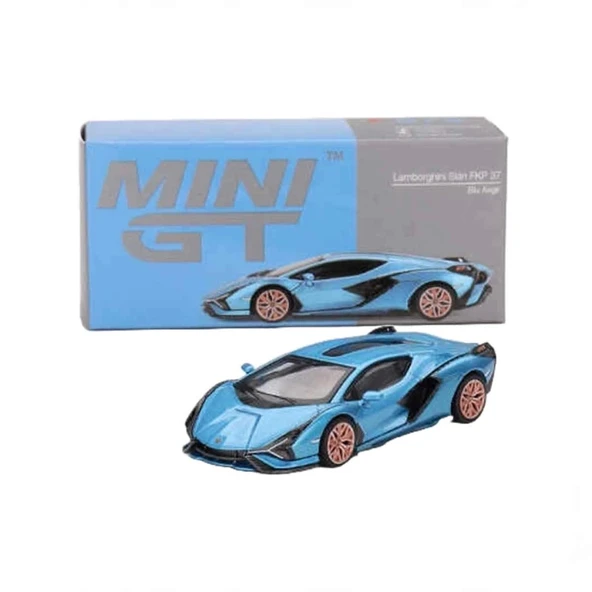 Çocuk Mini GT 1:64 Lamborghini Sian FKP 37 Blu Aegir