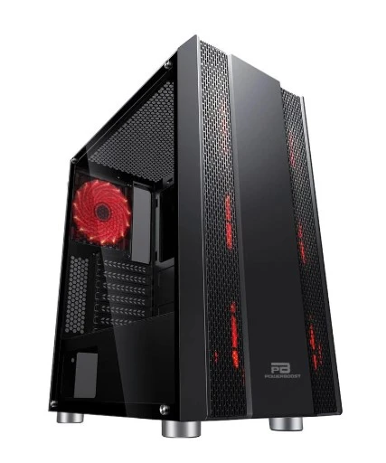 PowerBoost VK-G3403S 650w 80+ USB3.0 Kırmızı LED fan Mesh Panel kasa