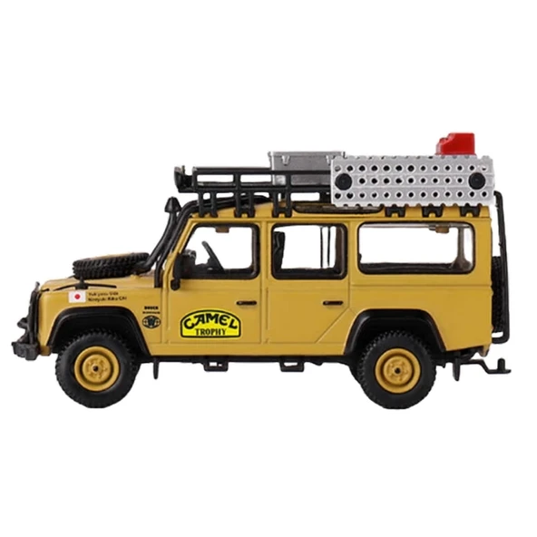 Çocuk Mini GT 1/64 Land Rover Defender 110 1989 Camel Trophy Amazon Team Japan - Resim 2
