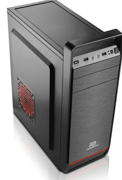 PowerBoost VK-A005S 250w ATX Kulplu Shiny Piano Siyah Kasa