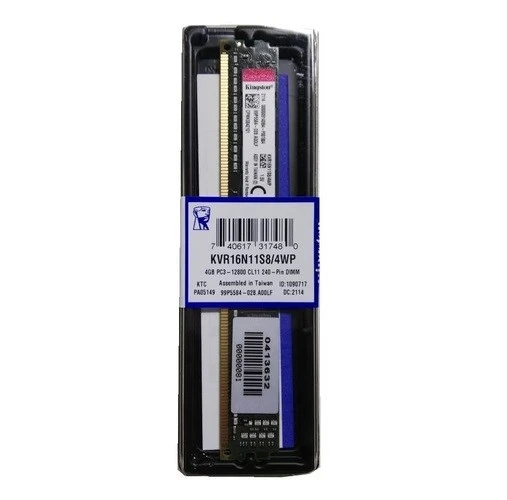 Kingston 4GB 1600 DDR3 KVR16N11S8/4WP - Resim 3