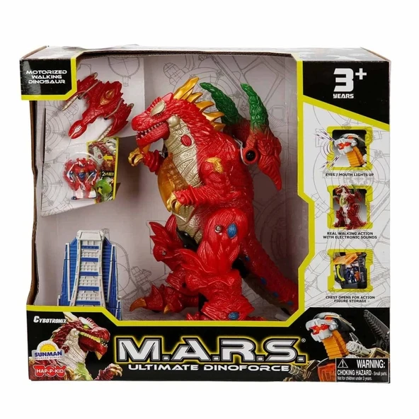 Çocuk MARS Sesli ve Işıklı Uzaylı Dinozor - 3