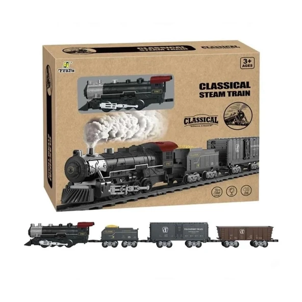 Çocuk 1613C Big Scale Klasik Tren Seti -Başeltoys