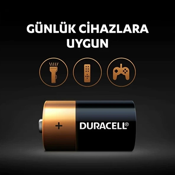 Çocuk Duracell Basic C Boy Pil 2Li - 3