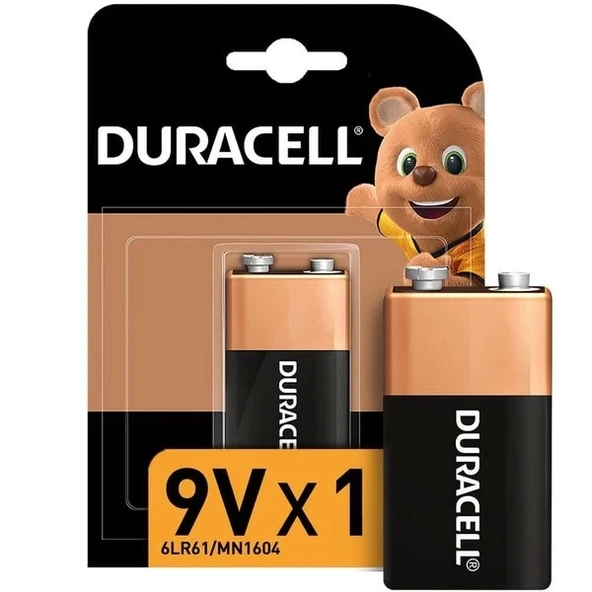Çocuk Duracell Basic 9 Volt Pil Tekli