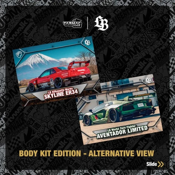 Çocuk Tarmac Cards Liberty Walk Koleksiyonluk Kartları Cilt 01 Kutu TC-LBC-01 - 4