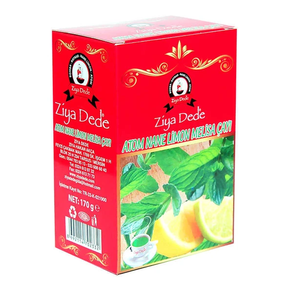 Atom Nane Limon Melisa Küp Şeker Çayı 140 Gr - 3