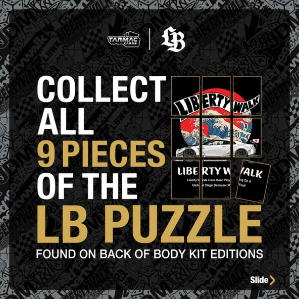 Çocuk Tarmac Cards Liberty Walk Koleksiyonluk Kartları Cilt 01 Kutu TC-LBC-01 - 2