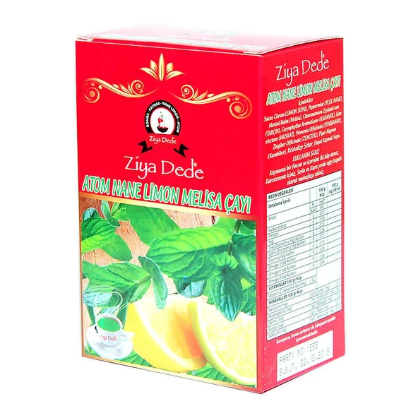 Atom Nane Limon Melisa Küp Şeker Çayı 140 Gr