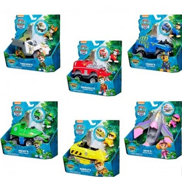 Çocuk Paw Patrol Jungle Temalı Araç - Resim 2